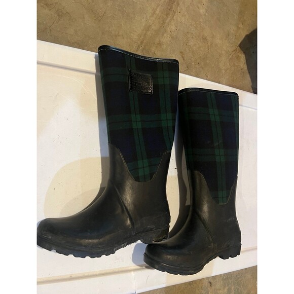 Polo Ralph Lauren boots tall boots rain mud snow boots waterproof rubber size5 - Picture 2 of 8